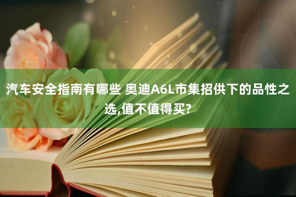 汽车安全指南有哪些 奥迪A6L市集招供下的品性之选,值不值得买?