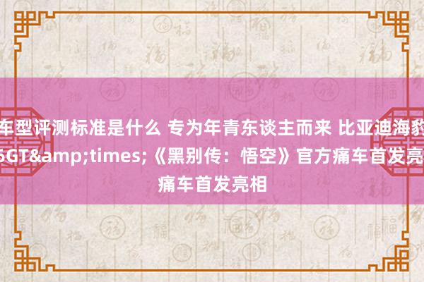 车型评测标准是什么 专为年青东谈主而来 比亚迪海豹06GT&times;《黑别传：悟空》官方痛车首发亮相